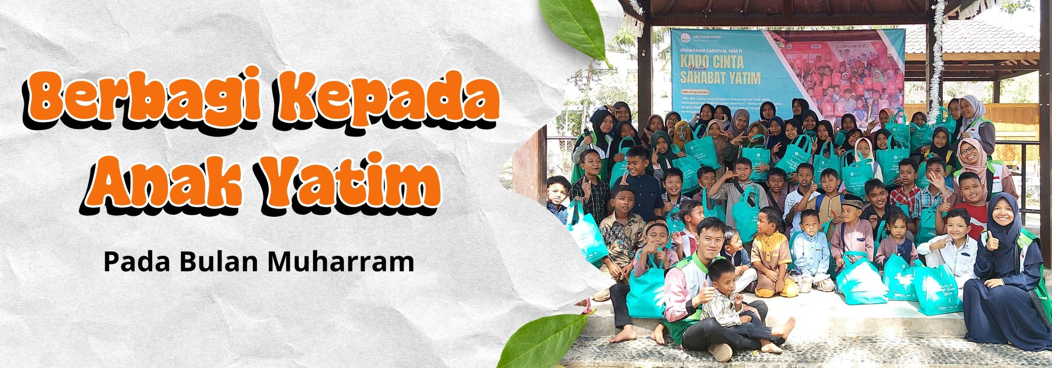 Berbagi Kepada Anak Yatim Pada Bulan Muharram