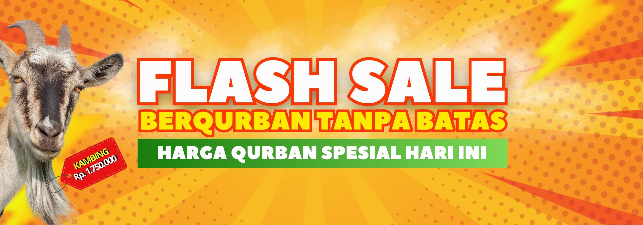 Flash Sale Berqurban Tanpa Batas Harga Spesial Hari Ini